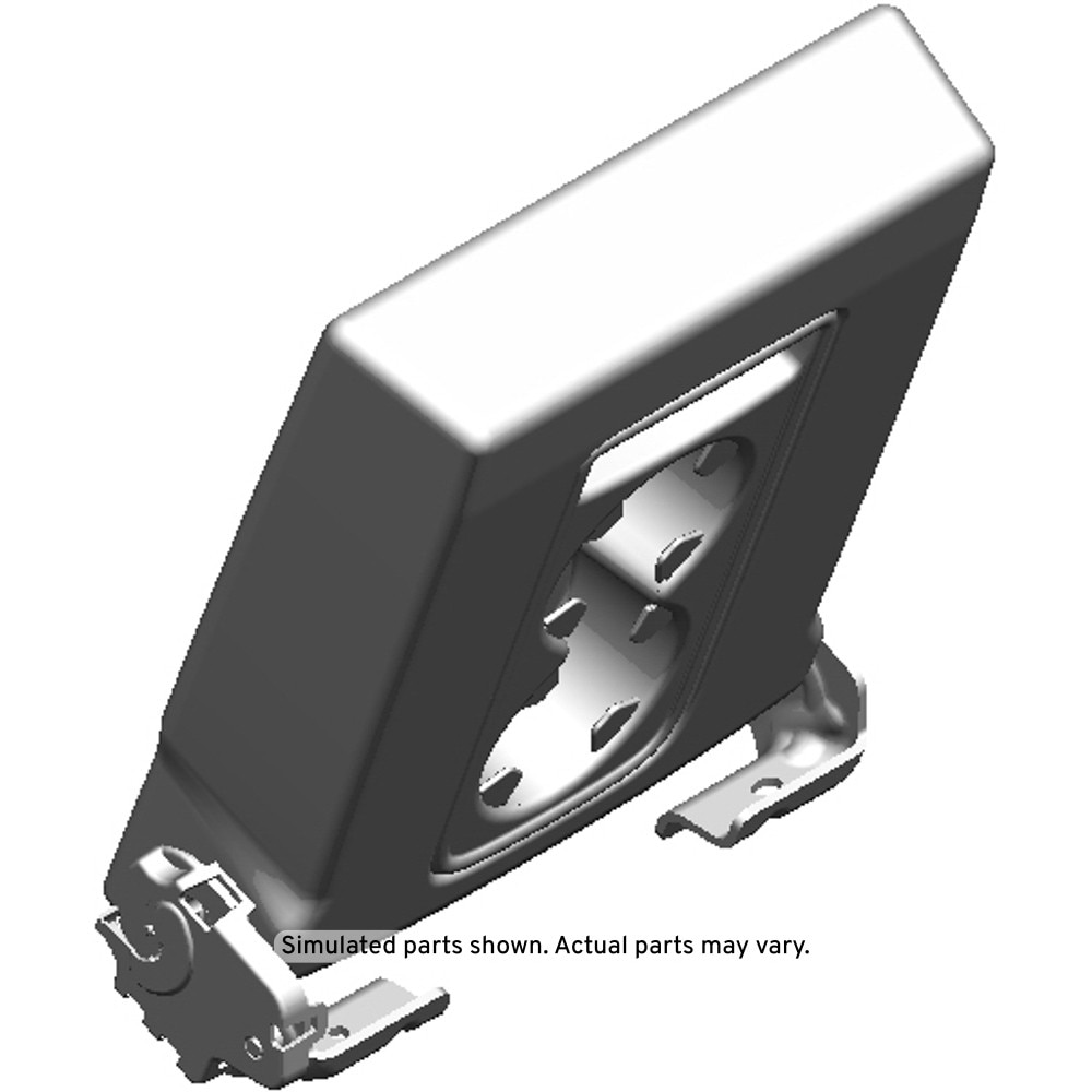 GM Genuine Parts Black Rear Driver Side Seat Armrest