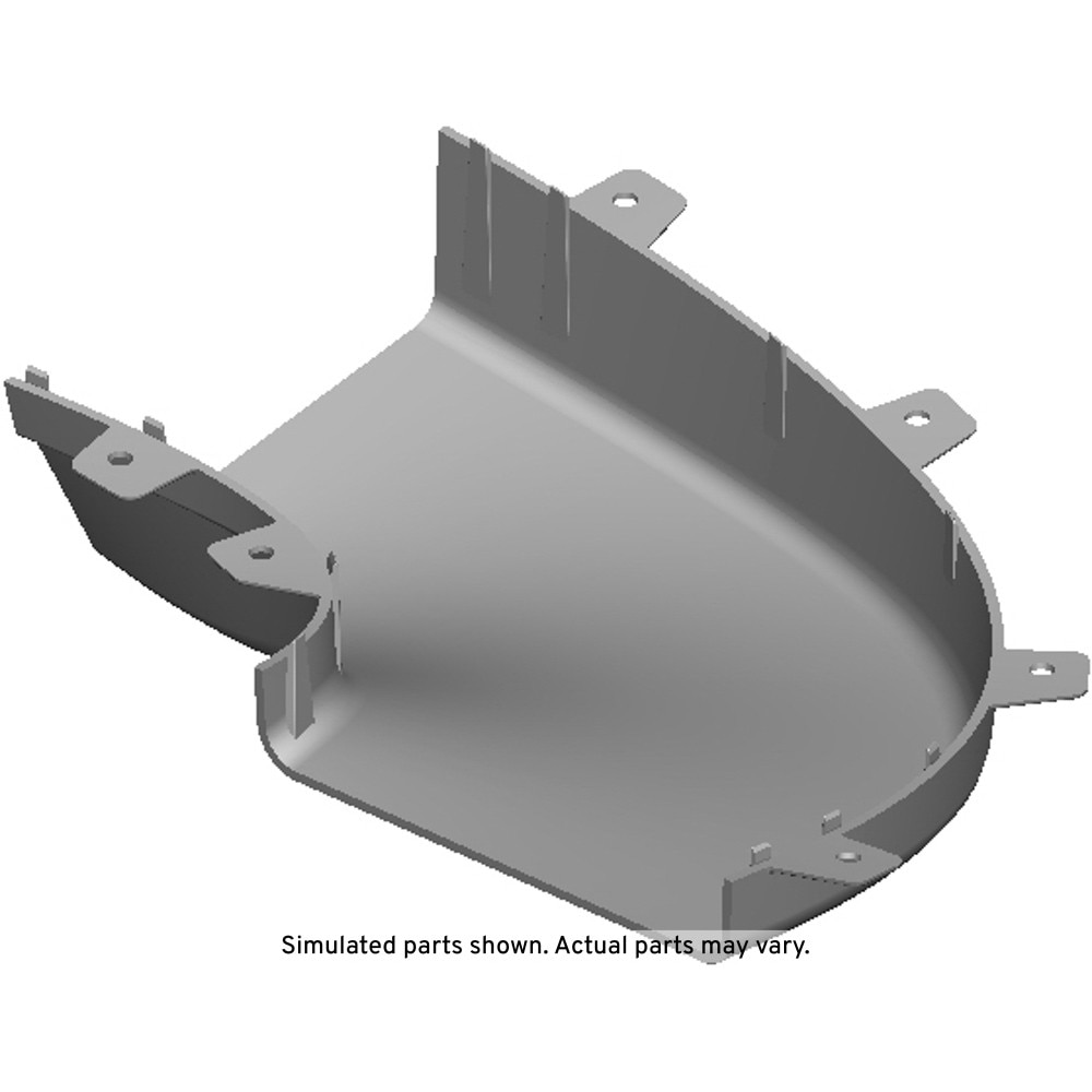 GM Genuine Parts Rear Driver Side Brake Rotor Cooling Duct Deflector