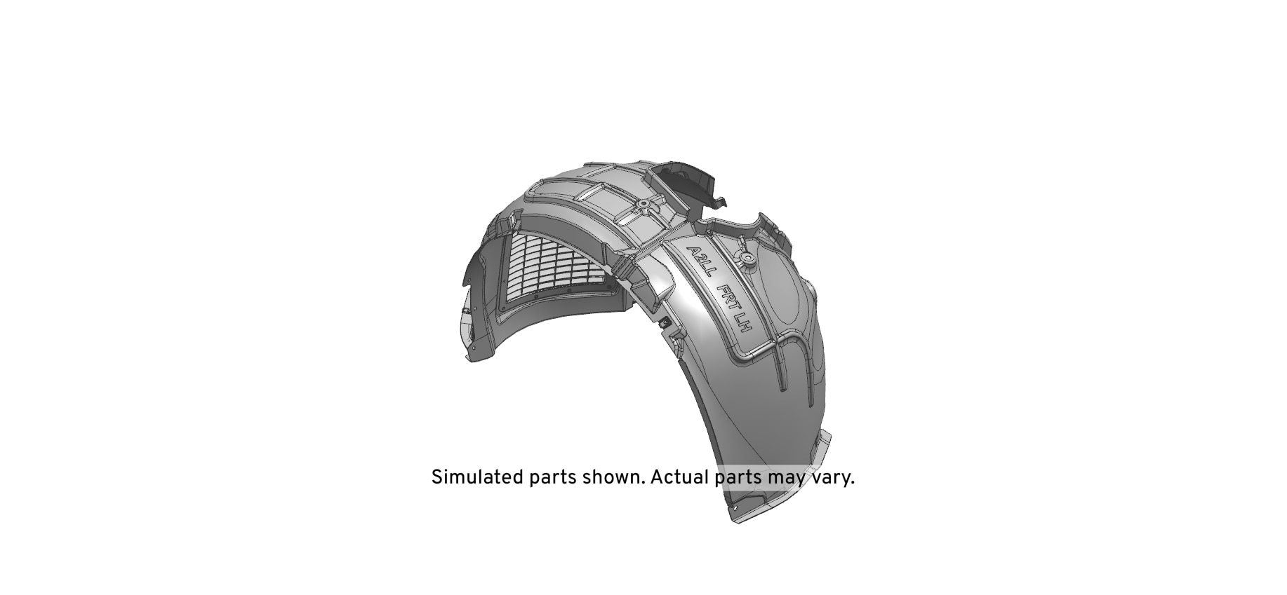 GM Genuine Parts Front Driver Side Wheelhouse Liner