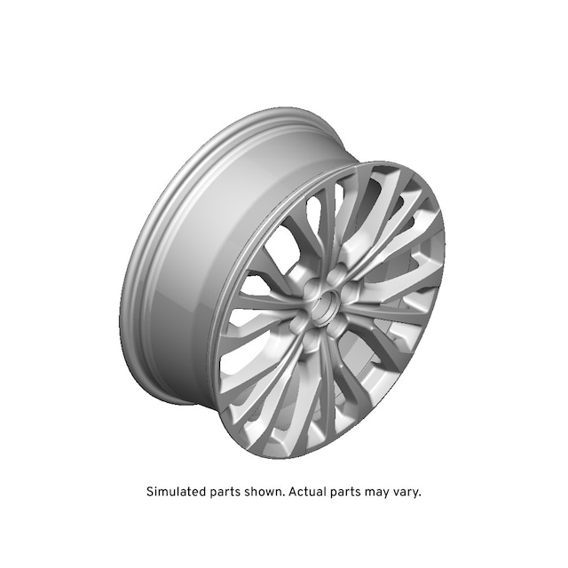 GM Genuine Parts 20x8.0in Aluminum Front and Rear Wheel