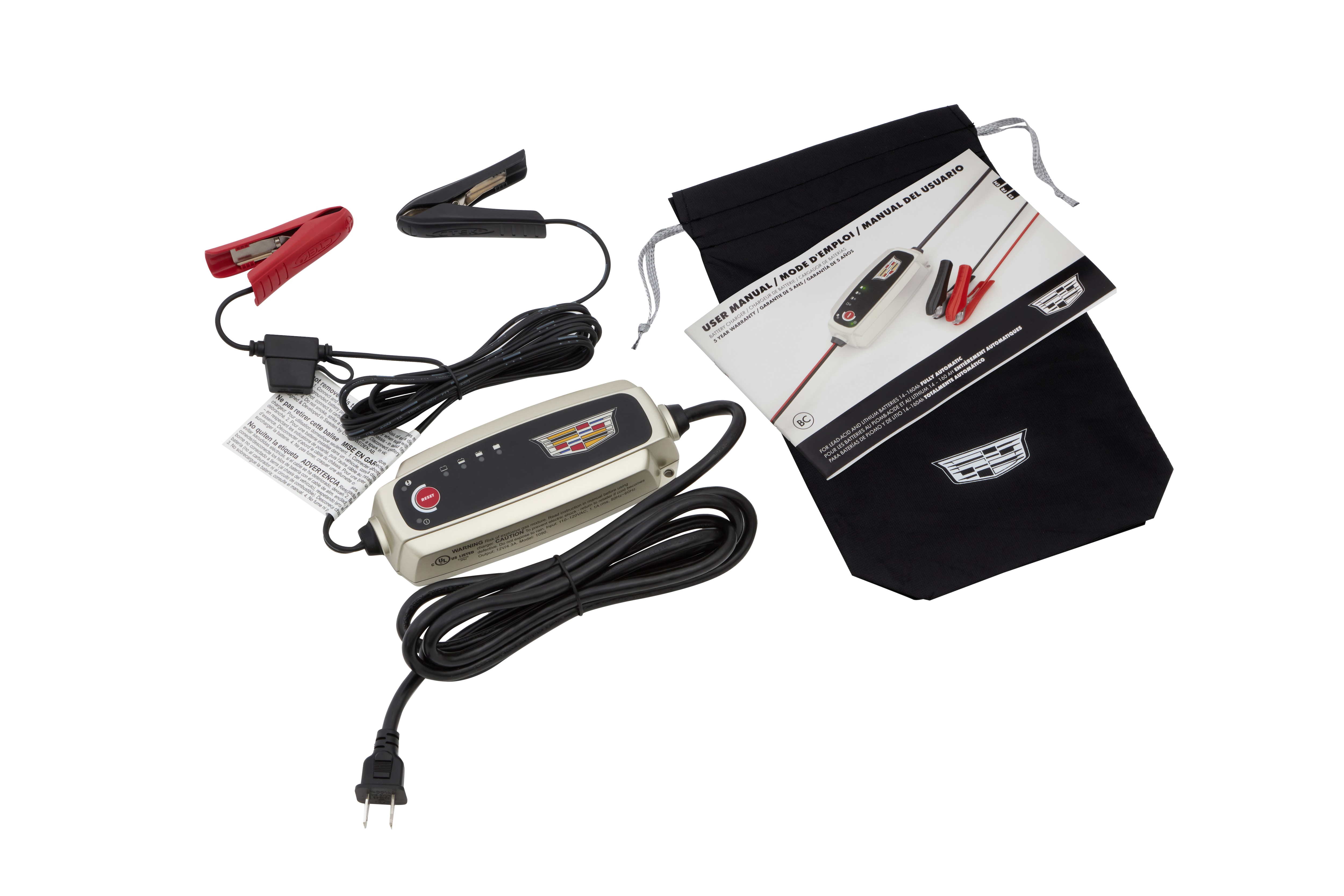 Battery Conditioner with Cadillac Logo