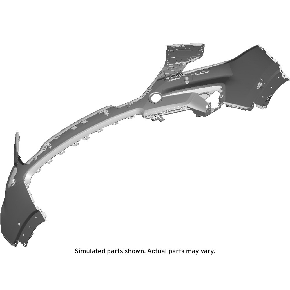 GM Genuine Parts Primed Front Bumper Upper Fascia