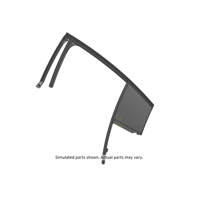 GM Genuine Parts Rear Driver Side Door Window Weatherstrip