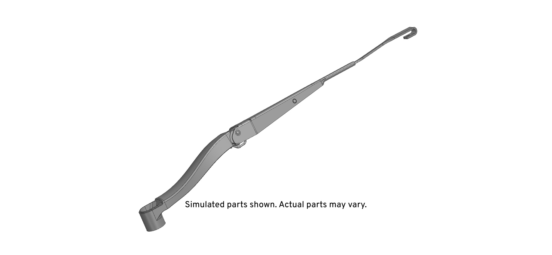 GM Genuine Parts Driver Side Windshield Wiper Arm