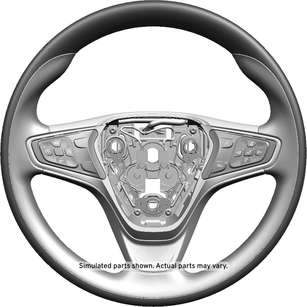 GM Genuine Parts Black Steering Wheel