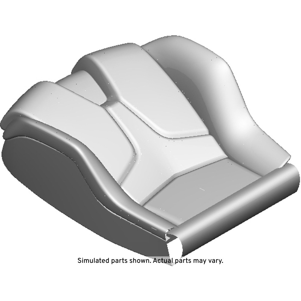 GM Genuine Parts Black Front Passenger Side Seat Cushion Cover