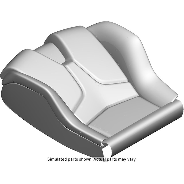GM Genuine Parts Black Front Passenger Side Seat Cushion Cover