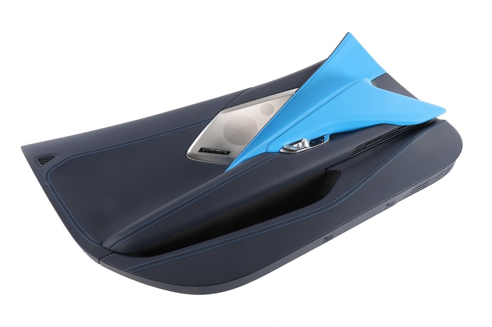 GM Genuine Parts Blue Front Driver Side Door Trim