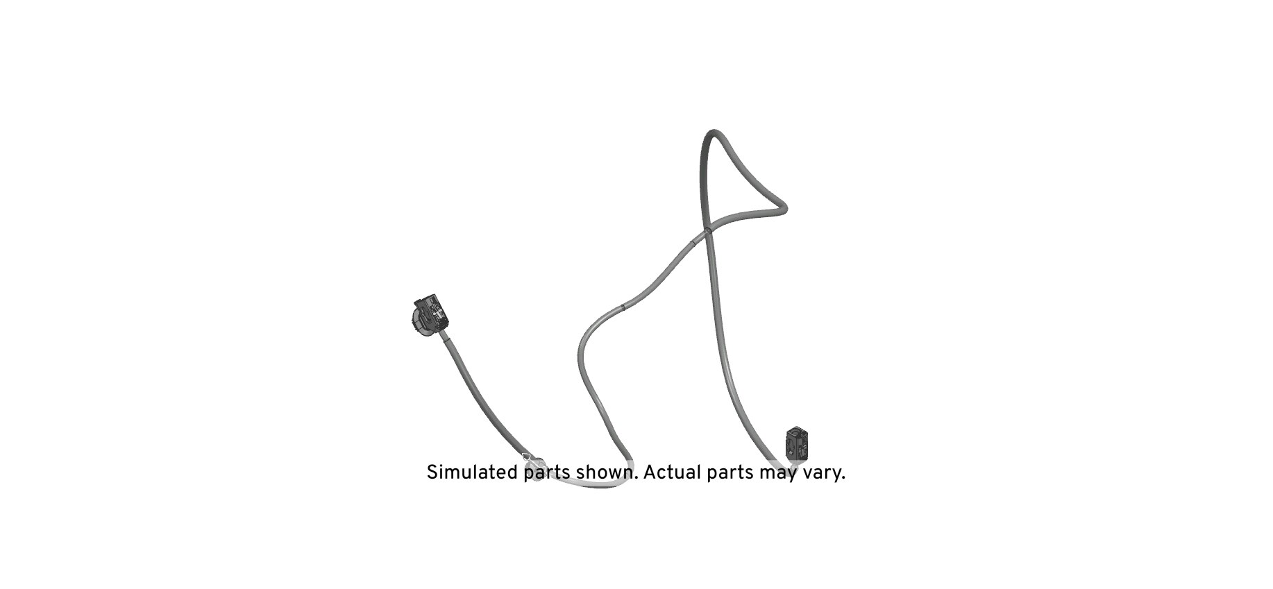 GM Genuine Parts Auxiliary Wireless Communication Interface Antenna Coaxial Cable