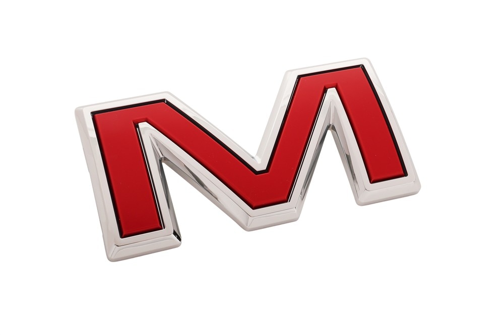 GM Genuine Parts Red M Tailgate Letter