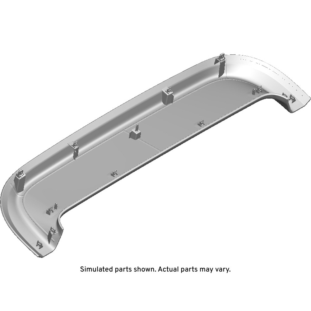 GM Genuine Parts Santorini Liftgate Upper Center Trim Finish Panel