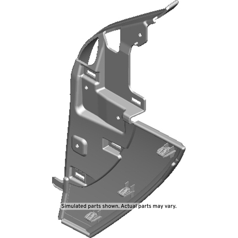 GM Genuine Parts Lily Green Pearl Driver Side Instrument Panel Outer Trim Lower Cover