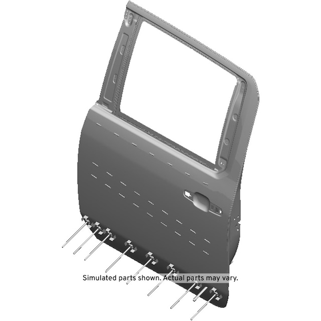 GM Genuine Parts Rear Driver Side Door