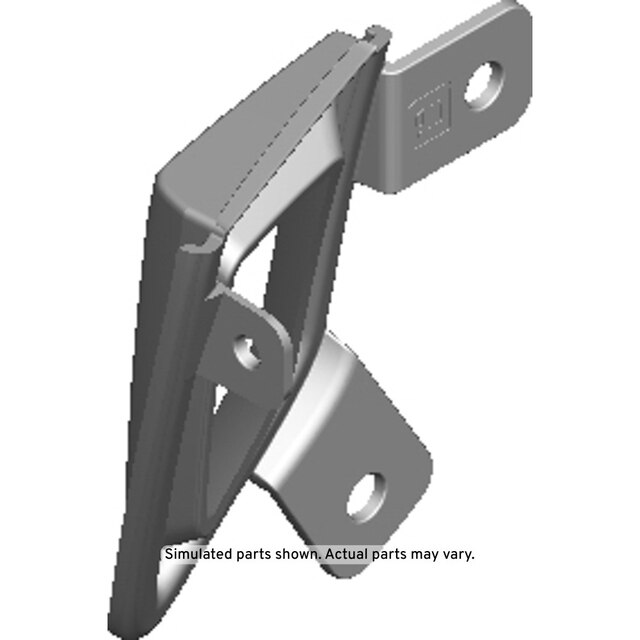 GM Genuine Parts Black Front Bumper Fascia Driver Side Outer Air Duct