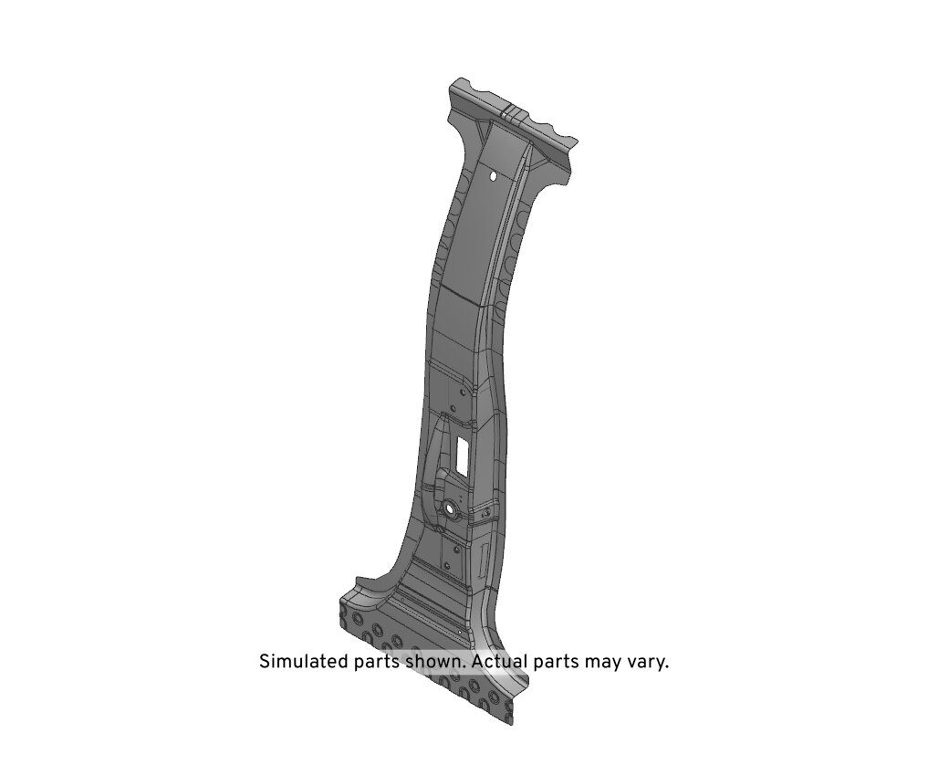 GM Genuine Parts Driver Side Center Pillar Outer Panel Reinforcement