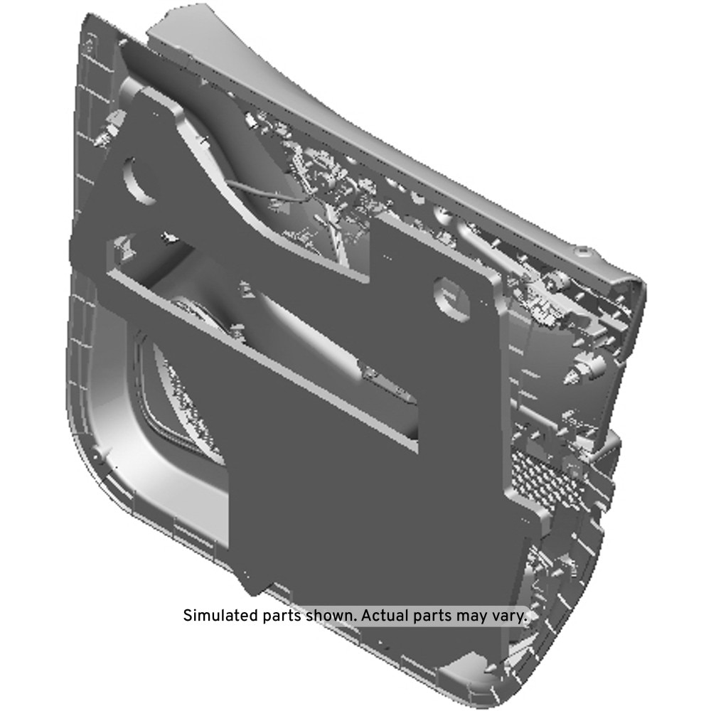 GM Genuine Parts Black Front Driver Side Door Trim