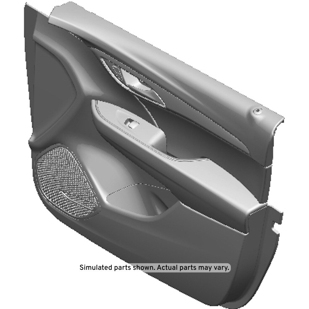 GM Genuine Parts Black Front Passenger Side Door Trim