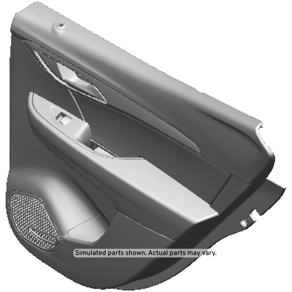 GM Genuine Parts Black Rear Passenger Side Door Trim