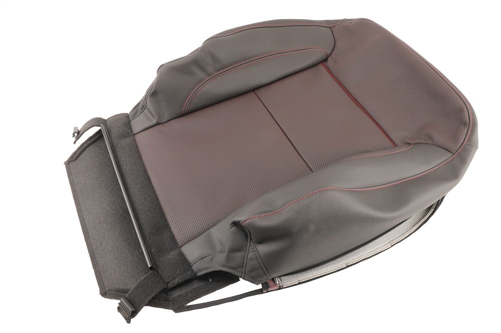GM Genuine Parts Black/Cameo Red Front Passenger Side Seat Back Cover