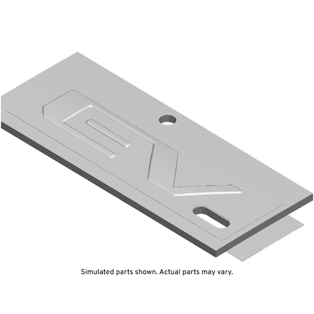 GM Genuine Parts Tailgate Vehicle Silverado Name Plate