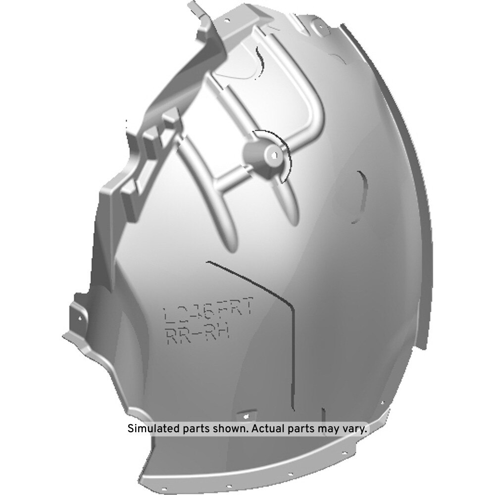 GM Genuine Parts Front Passenger Side Wheelhouse Rear Liner