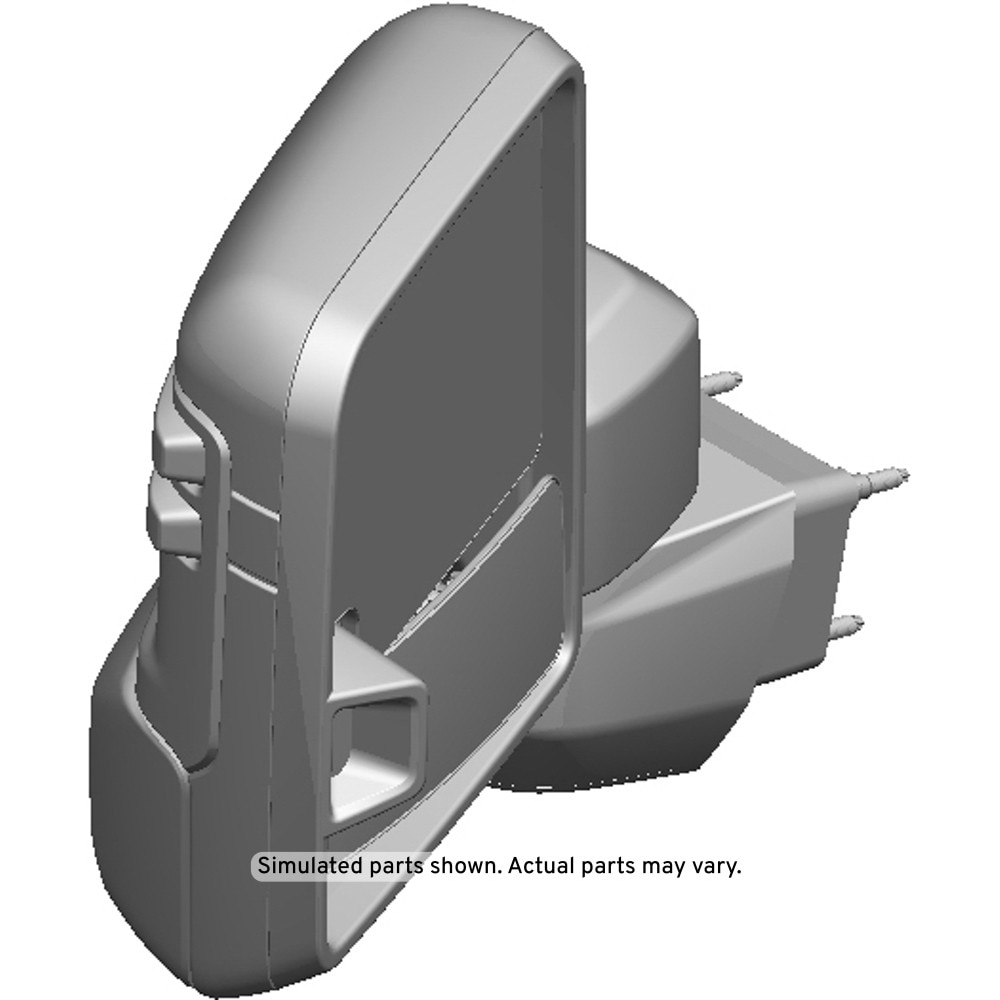 GM Genuine Parts Black Driver Side Mirror