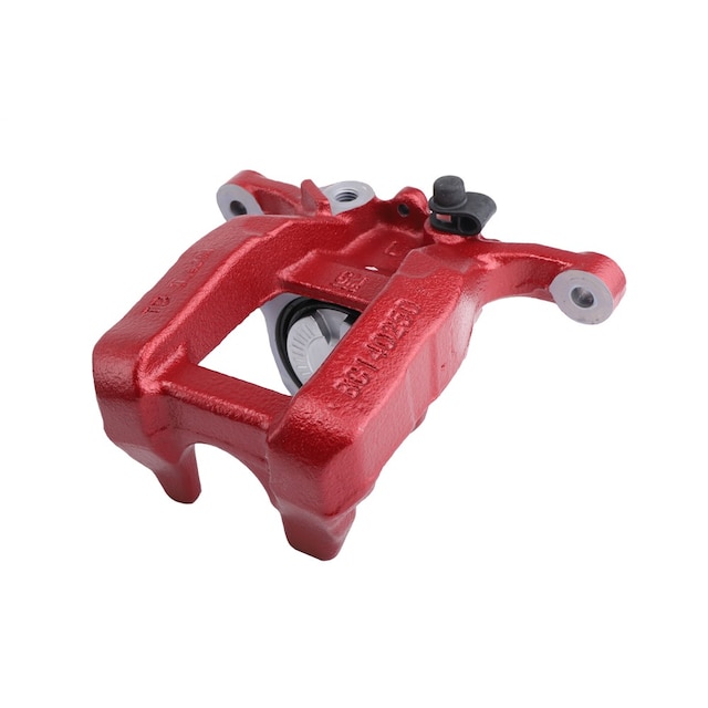 GM Genuine Parts Red Rear Driver Side Disc Brake Caliper without Brake Pads and Bracket