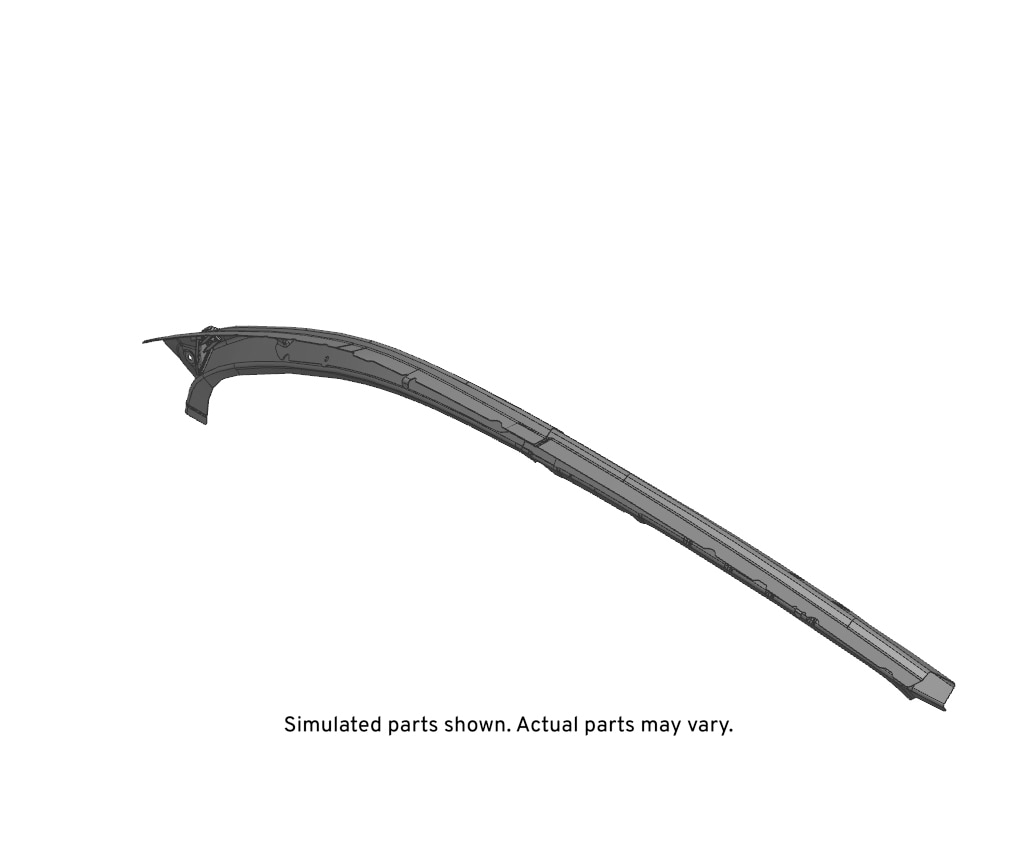 GM Genuine Parts Passenger Side Roof Outer Side Rail