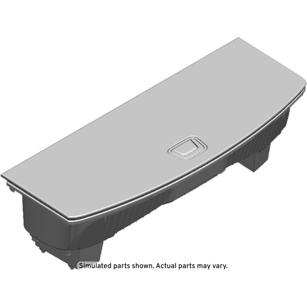 GM Genuine Parts Dark Titanium Rear Compartment Floor Stowage Trim Compartment