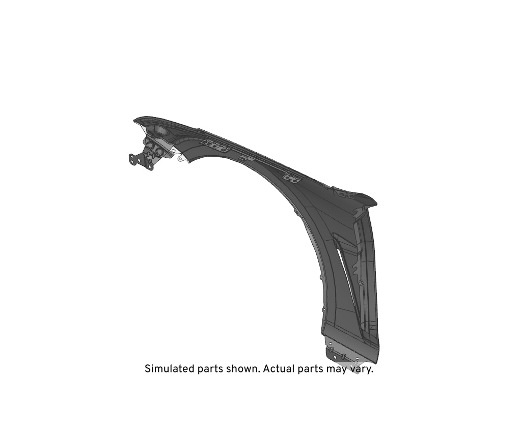 GM Genuine Parts Front Passenger Side Fender
