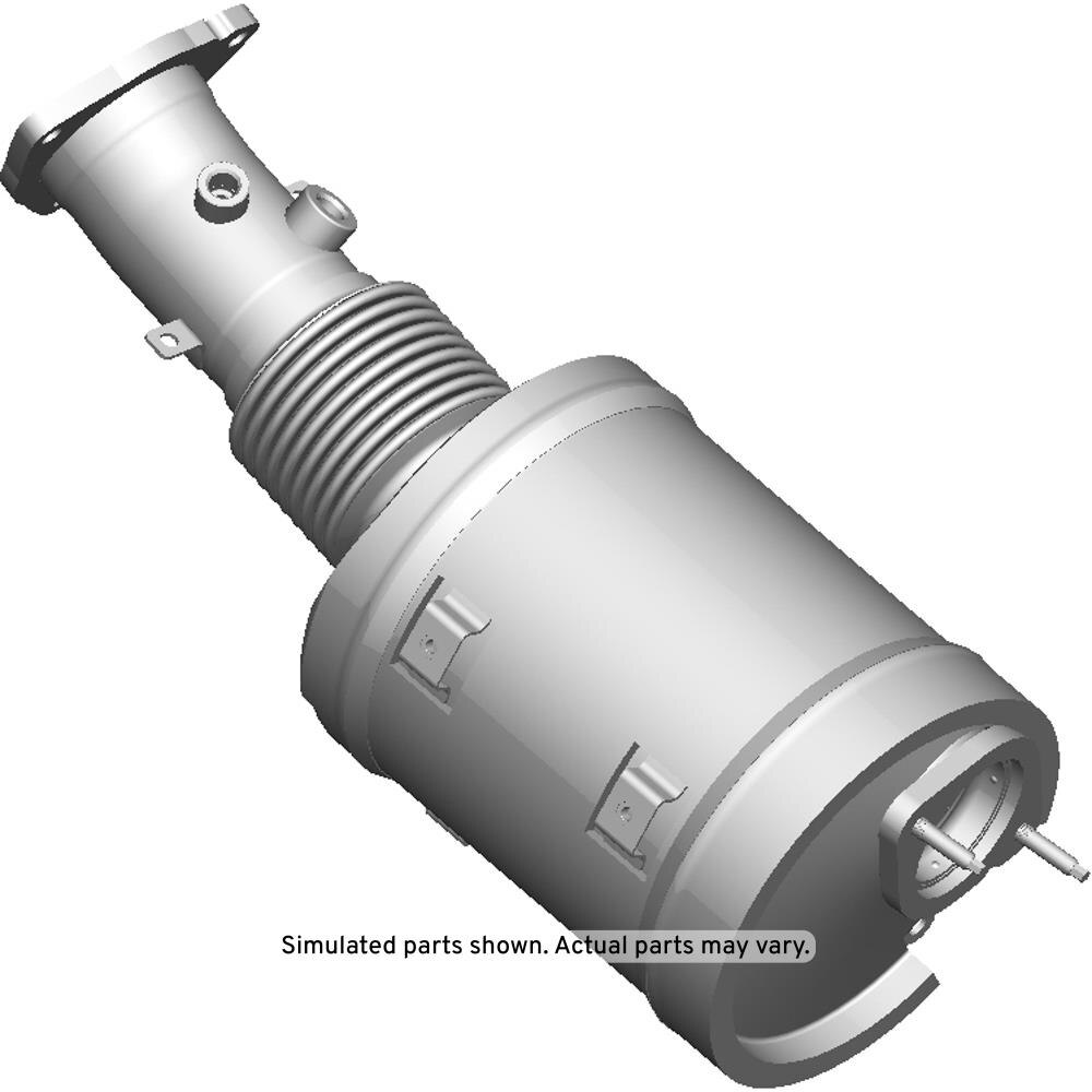GM Genuine Parts Passenger Side Exhaust Particulate Filter with Exhaust Pipe