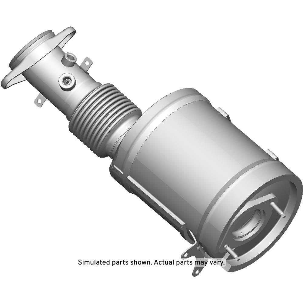 GM Genuine Parts Driver Side Exhaust Particulate Filter with Exhaust Pipe