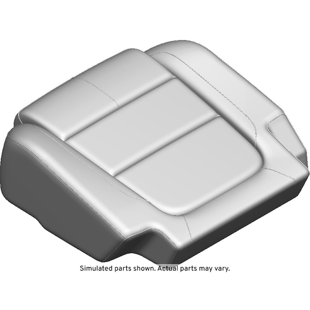 GM Genuine Parts Black Rear Driver Side Seat Cushion Cover