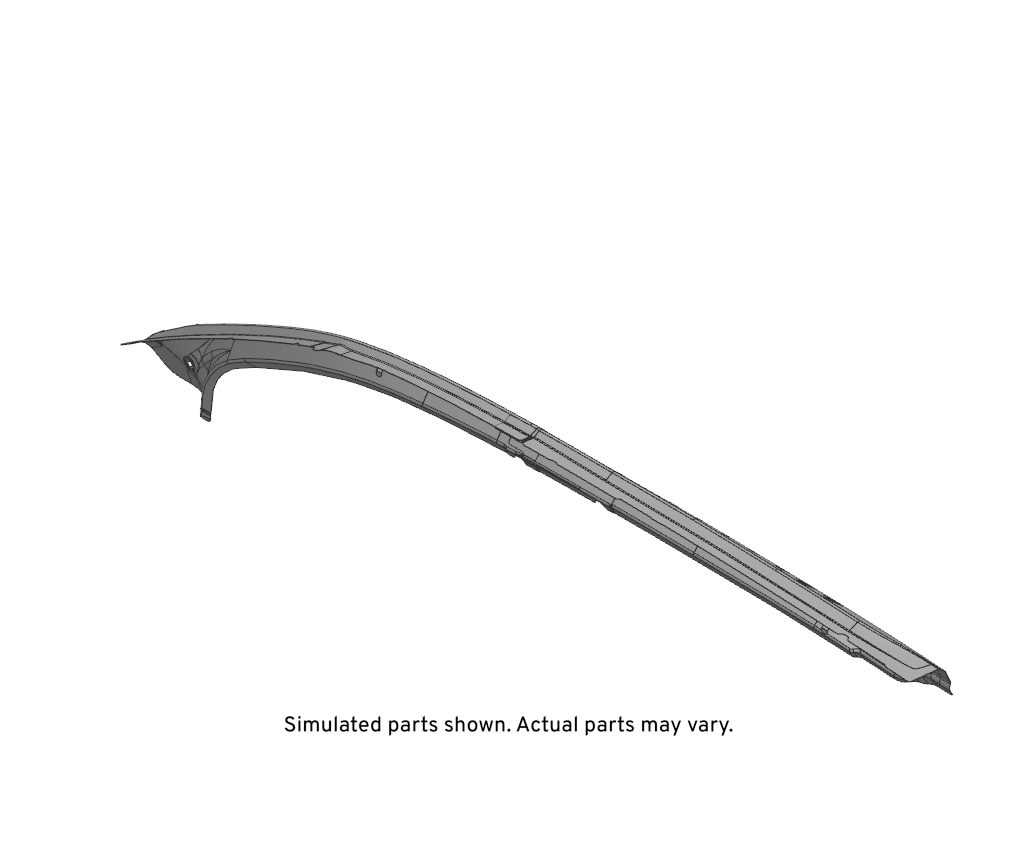 GM Genuine Parts Passenger Side Roof Outer Side Rail