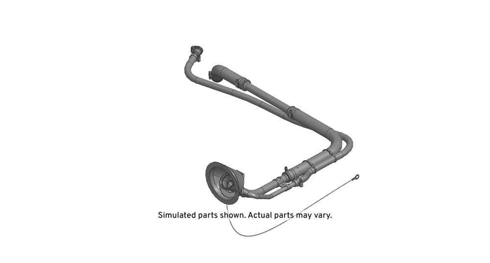 GM Genuine Parts Fuel Tank Filler Pipe