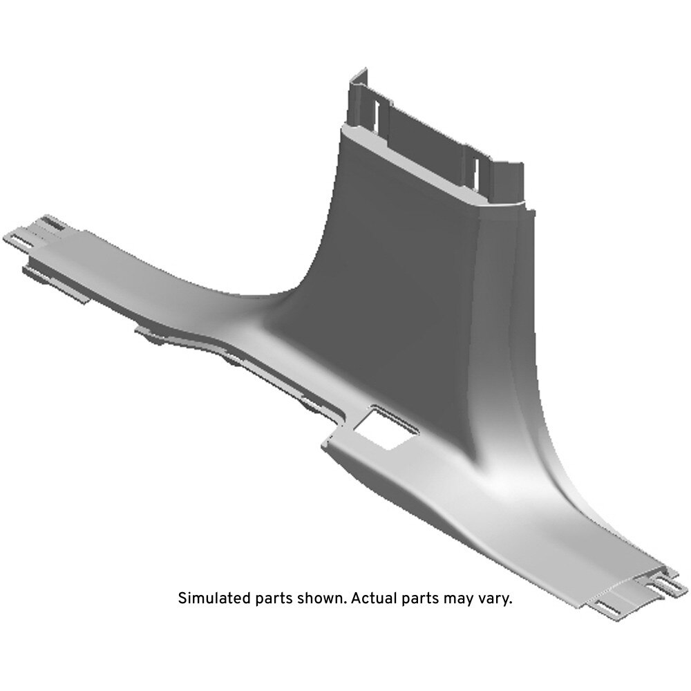 GM Genuine Parts Parchment Passenger Side Center Pillar Lower Trim Panel