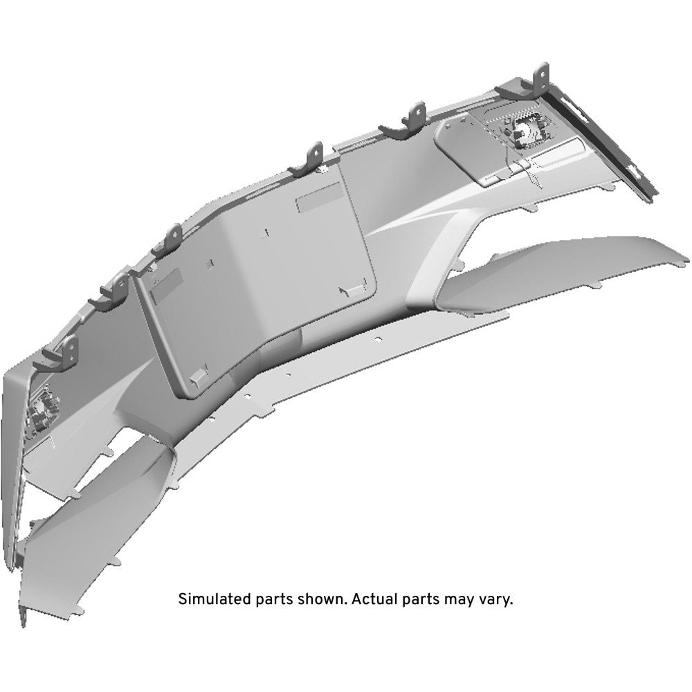 GM Genuine Parts Dark Shadow Front Bumper Lower Fascia