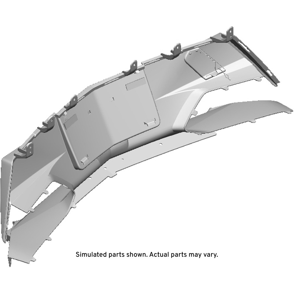 GM Genuine Parts Carbon Flash Metallic Front Bumper Lower Fascia