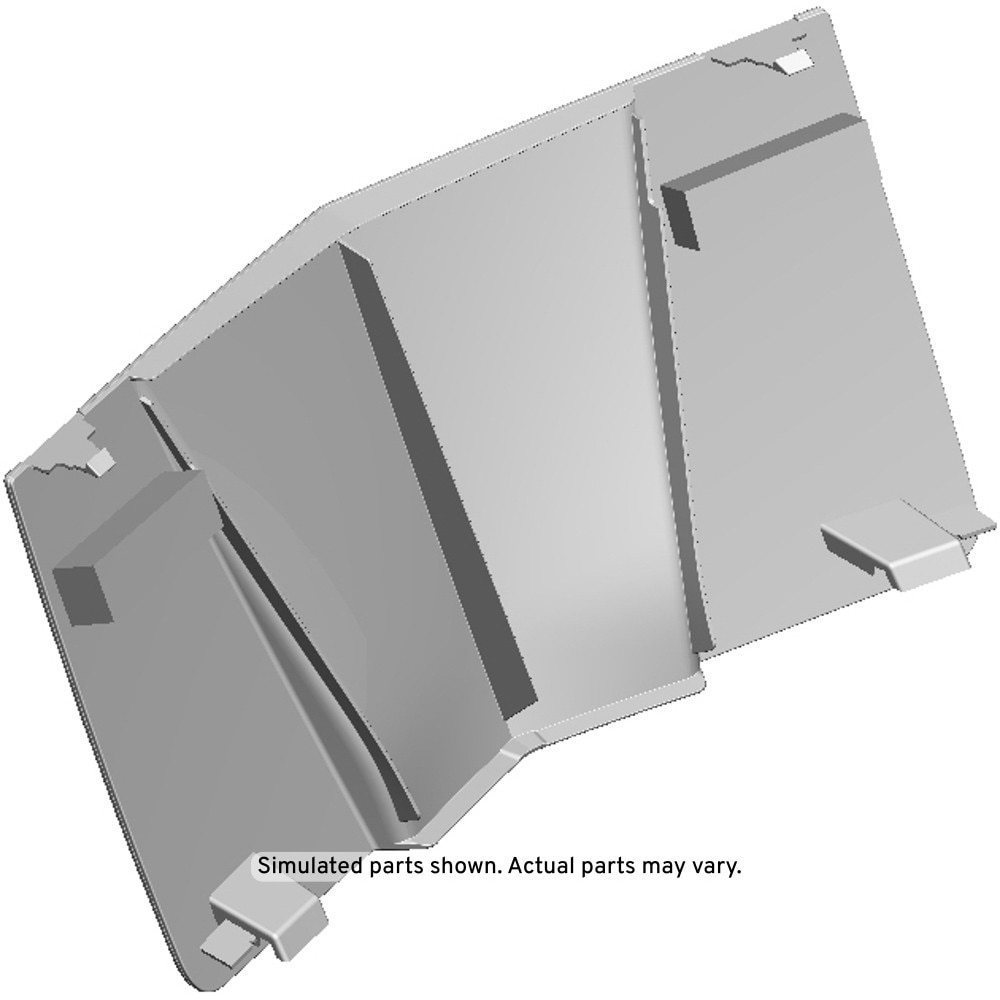 GM Genuine Parts Carbon Flash Front License Plate Mount Trim Cover