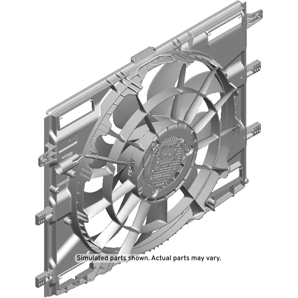 GM Genuine Parts Engine Cooling Fan