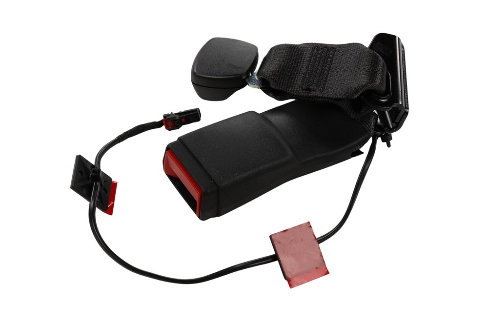 GM Genuine Parts Jet Black Rear Passengers Side Seat Belt Buckle