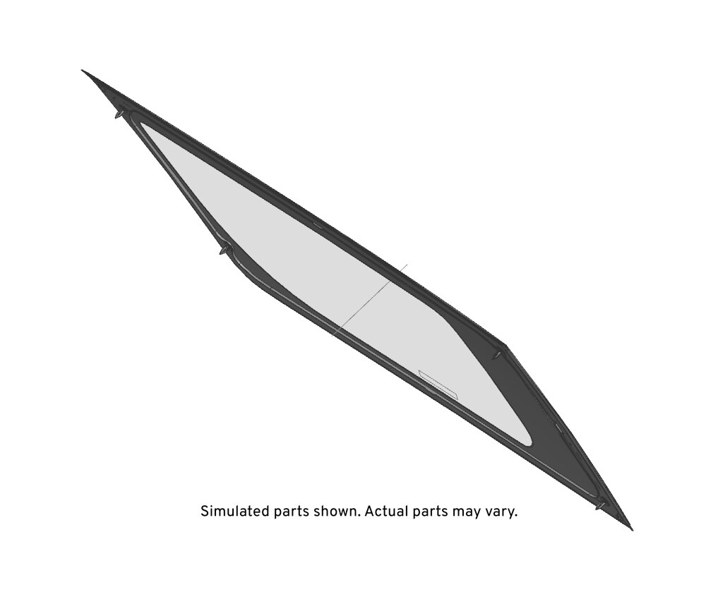 GM Genuine Parts Body Passenger Side Rear Window