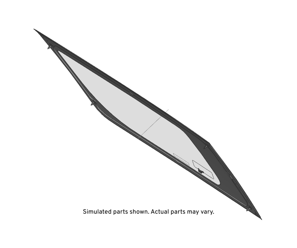 GM Genuine Parts Body Passenger Side Rear Window