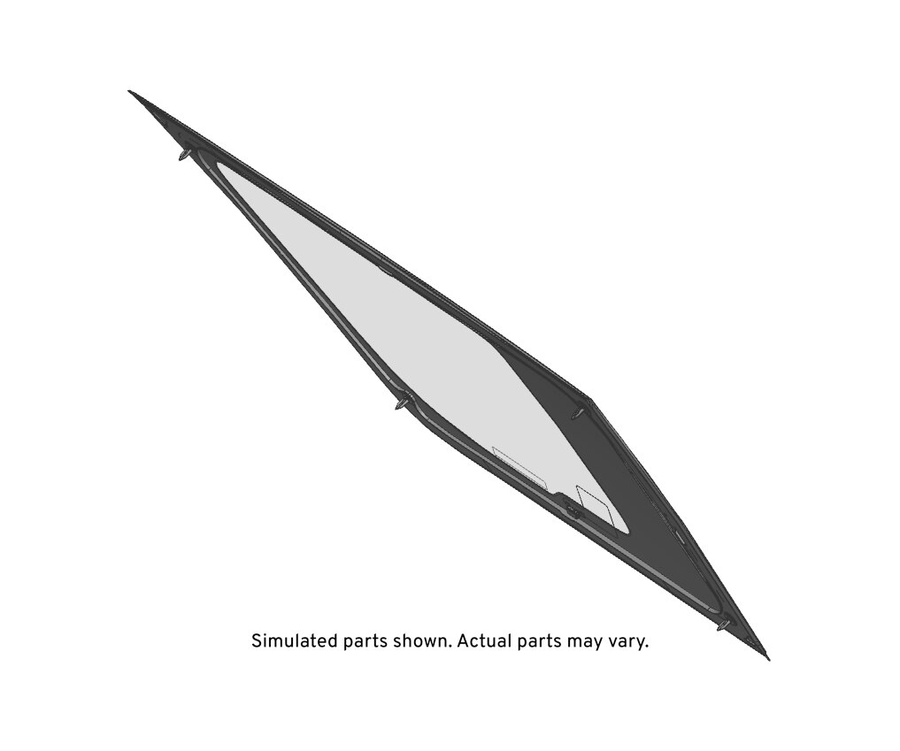 GM Genuine Parts Body Passenger Side Rear Window