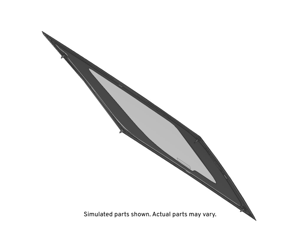 GM Genuine Parts Body Passenger Side Rear Window