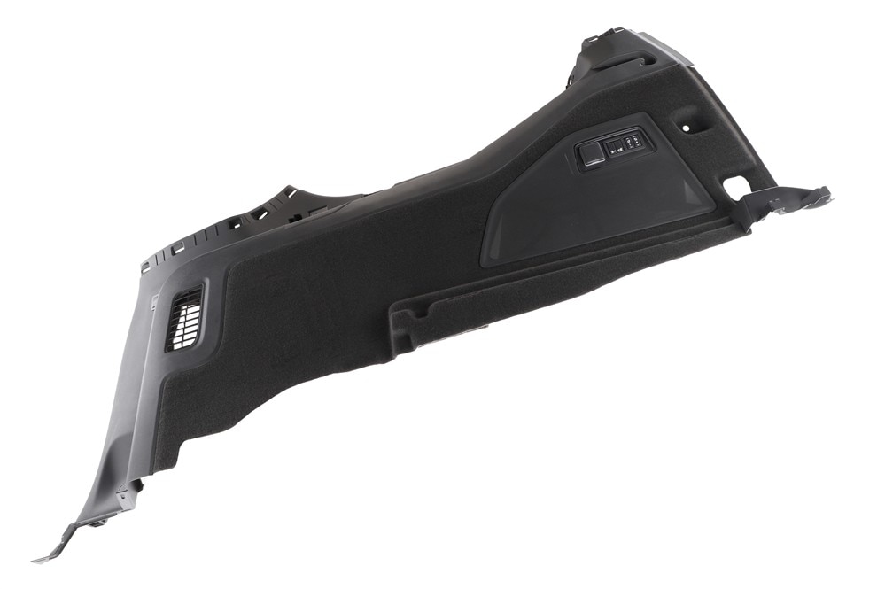 GM Genuine Parts Black Passenger Side Quarter Lower Rear Trim Panel