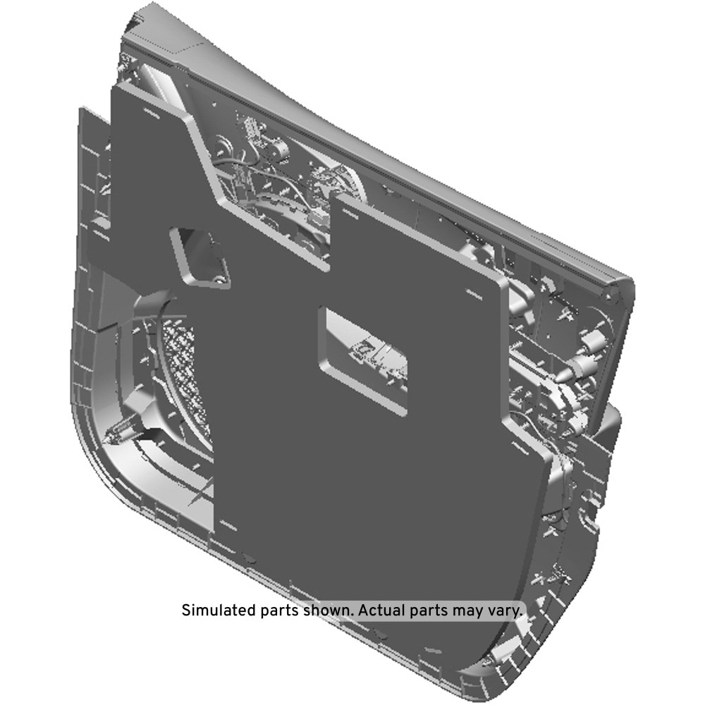 GM Genuine Parts Black Front Driver Side Door Trim