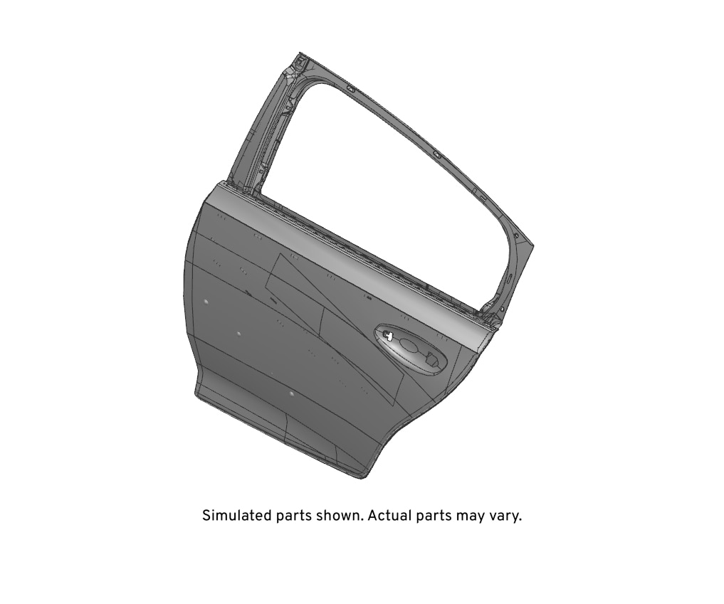 GM Genuine Parts Rear Driver Side Door
