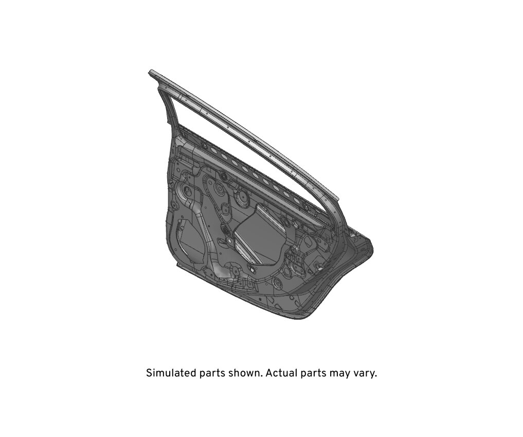 GM Genuine Parts Rear Passenger Side Door