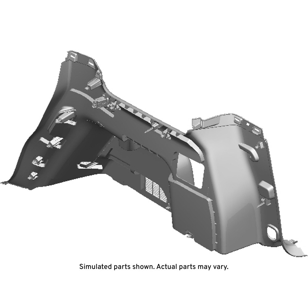 GM Genuine Parts Whisper Beige Driver Side Quarter Lower Rear Trim Panel